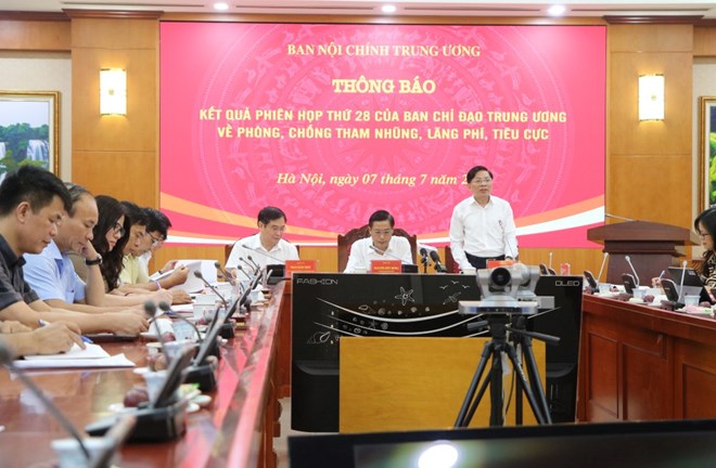 Đưa 6 vụ án, vụ việc vào diện theo dõi của Ban Chỉ đạo phòng chống tham nhũng, lãng phí